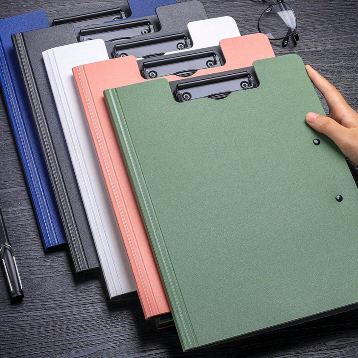 Is Stationery Office Supply - 1pc A4 Hard Shell Clipboard With