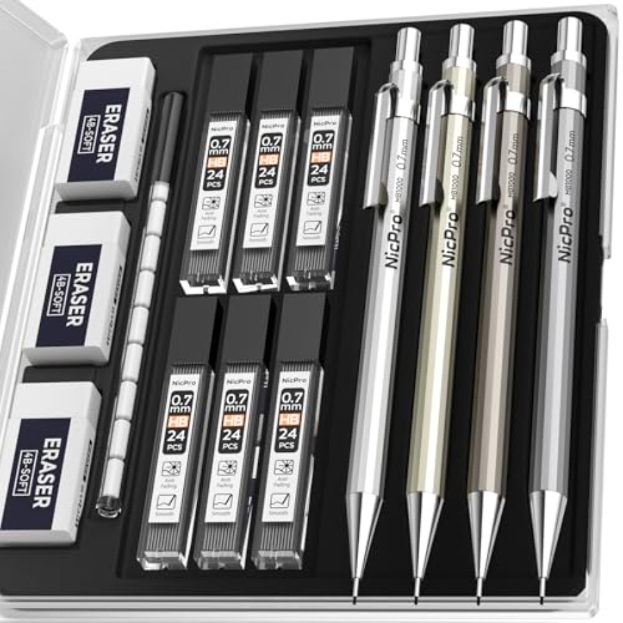 Mechanical Pencil Lead - Mechanical Pencil 0.7mm with Case, MB1000