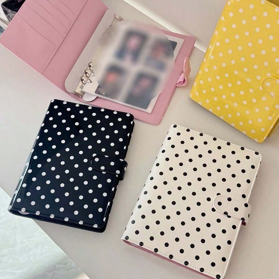 Notebook Dotted A5 - 1pc Retro A5 Colorful Polka Dot