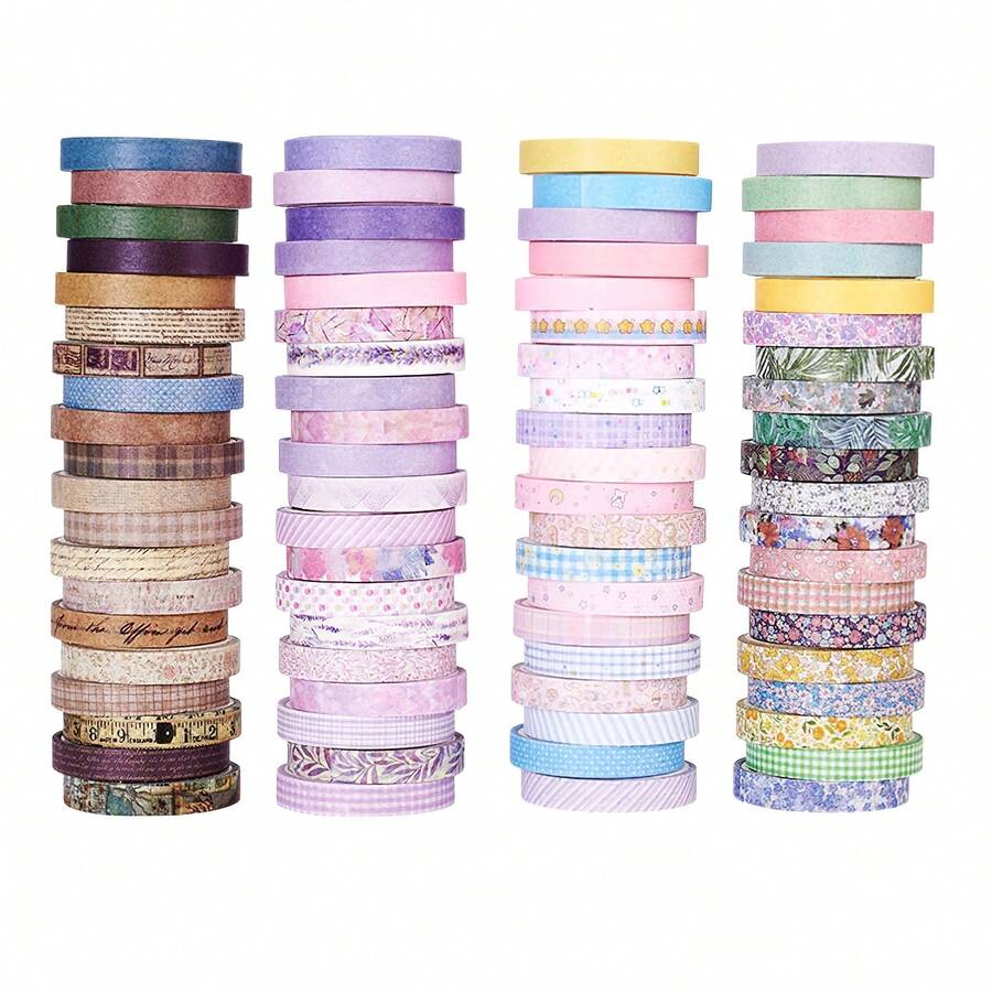 Washi Tape Set - 20Rolls Vintage Washi Tape Set, Nature