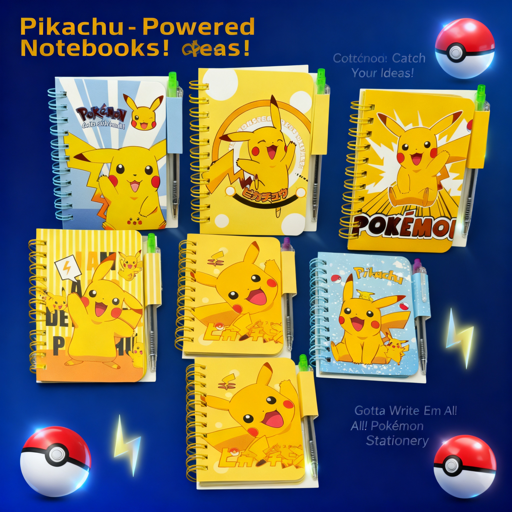Pokemon Pikachu Cute Cartoon N - Is Stationery Office Supply reseña y precio