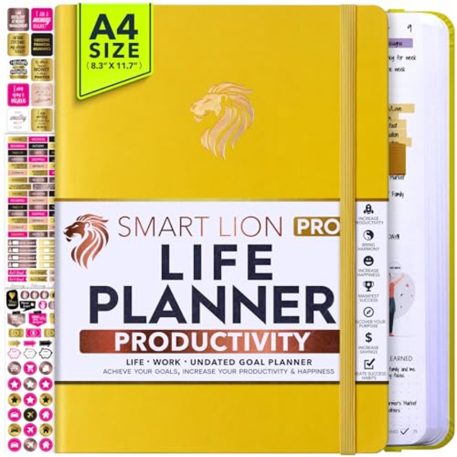 Life Planner - Undated Daily W - Planner Weekly Budget reseña y precio
