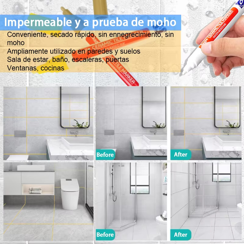 1-10 Pcs Waterproof White Mark - Whiteboard Marker Set reseña y precio