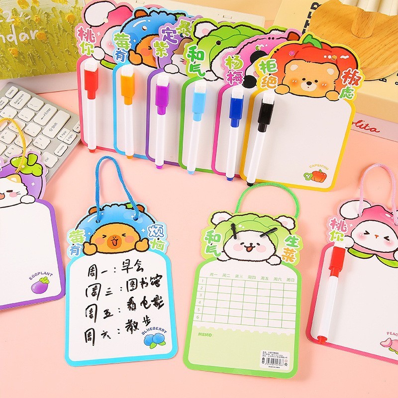 Cartoon Double Sided Erasable  - Whiteboard Marker Set reseña y precio