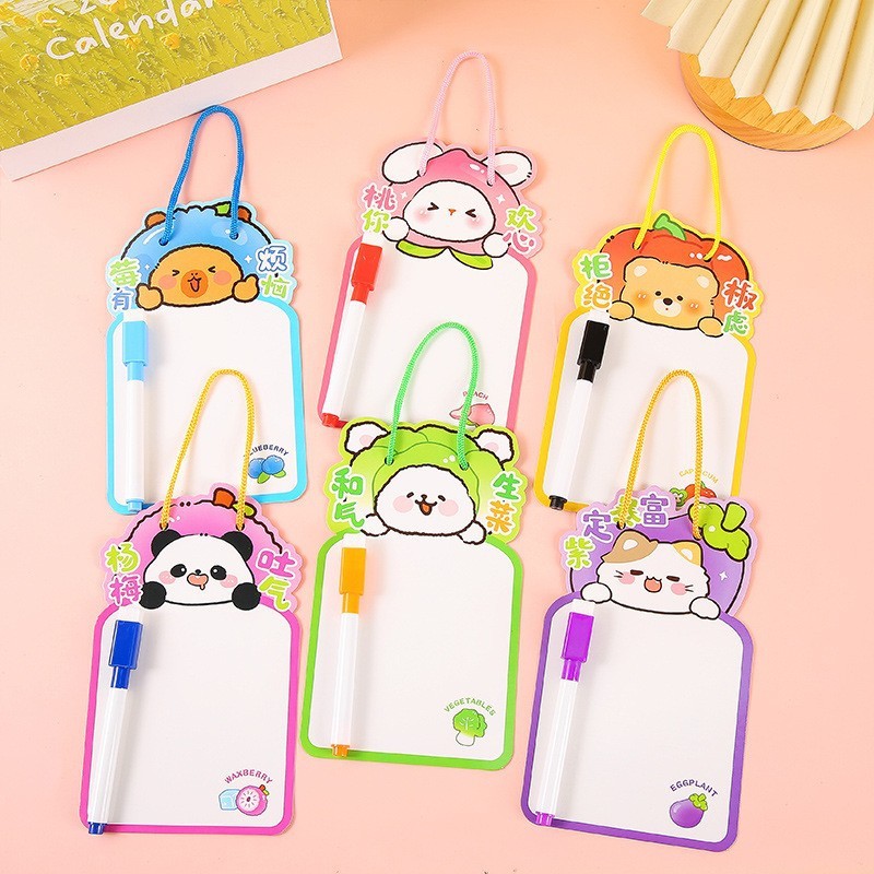 Cartoon Double Sided Erasable  - Whiteboard Marker Set reseña y precio