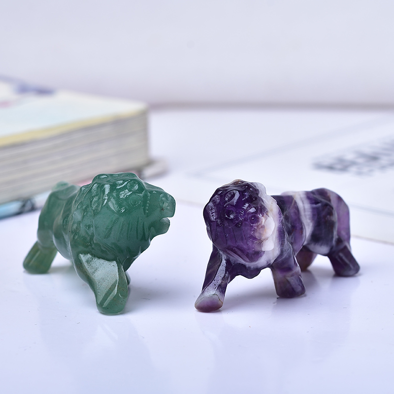 Natural Crystal Obsidian Lion. - Lion Stationery & Office Supply(Kunshan)Co.Ltd reseña y precio