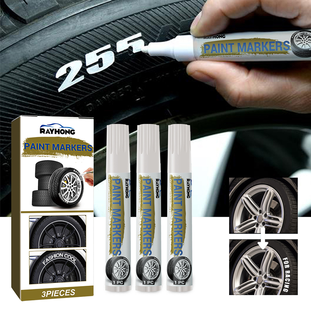 White Waterproof Cars Wheel Ti - Whiteboard Marker Set reseña y precio