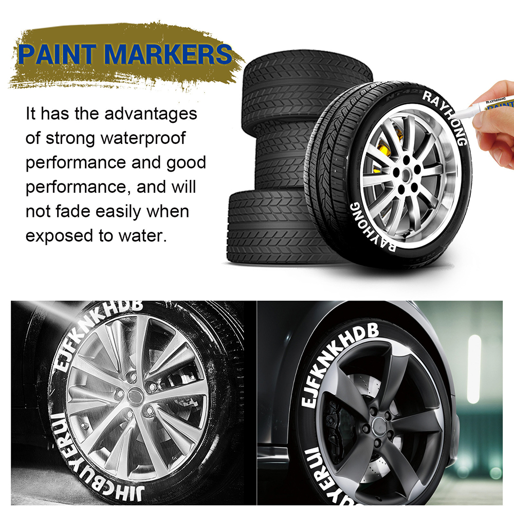 White Waterproof Cars Wheel Ti - Whiteboard Marker Set reseña y precio