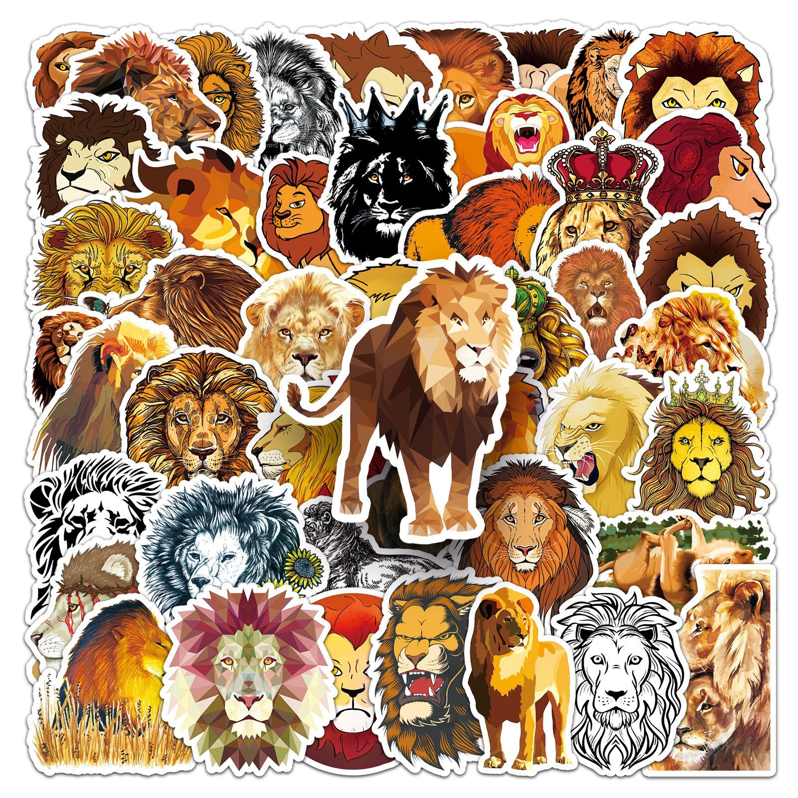50-Pack Lion Graffiti Stickers - Lion Stationery & Office Supply(Kunshan)Co.Ltd reseña y precio