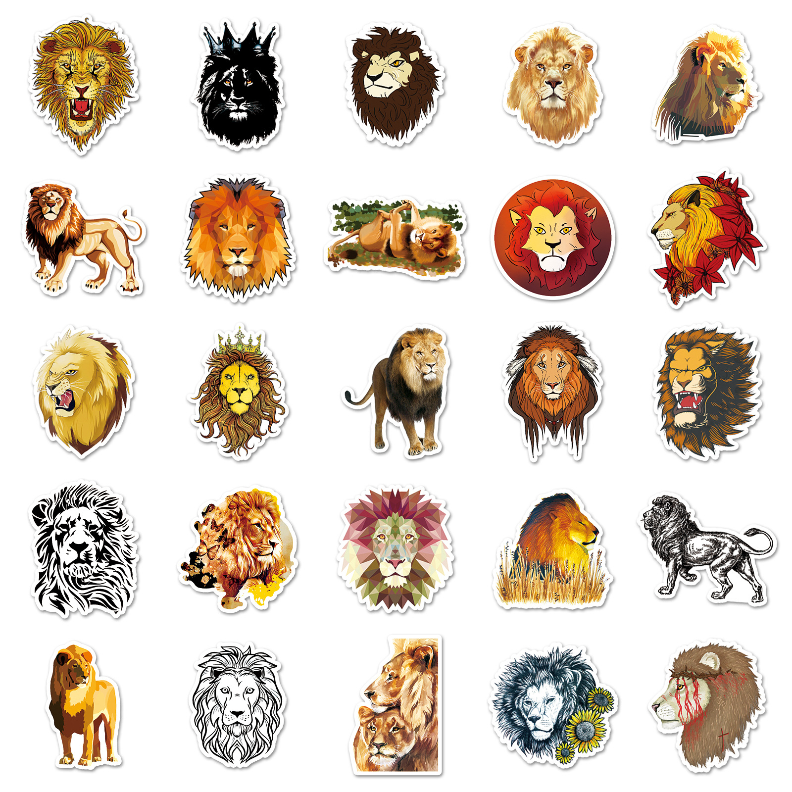 50-Pack Lion Graffiti Stickers - Lion Stationery & Office Supply(Kunshan)Co.Ltd reseña y precio