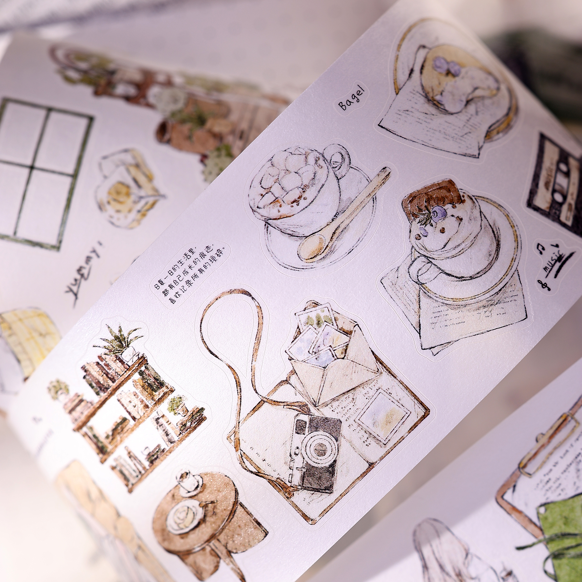 XiaoBaiJia Studio Vintage Girl - Washi Tape Set reseña y precio