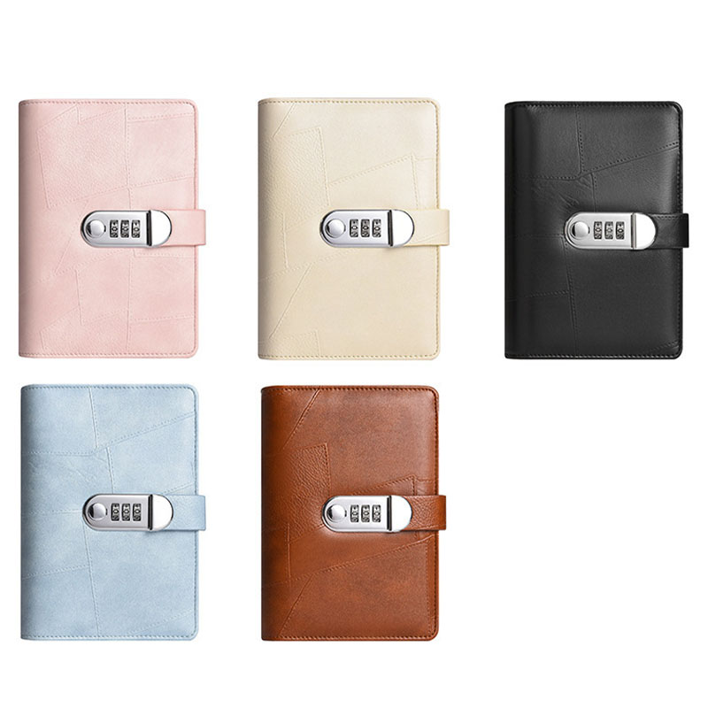 A6 PU Leather Password Lock Bi - Planner Weekly Budget reseña y precio