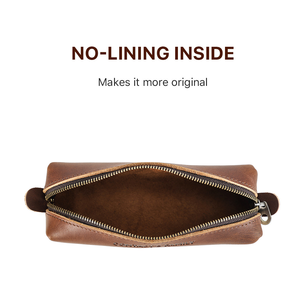 Retro Leather Pencil Case High - Stationery Supplies Business reseña y precio