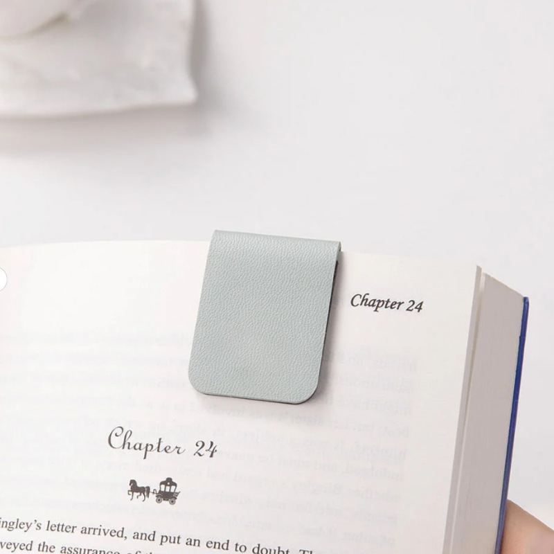 Premium Leather Magnetic Bookm - Bookmark Magnetic Clip reseña y precio