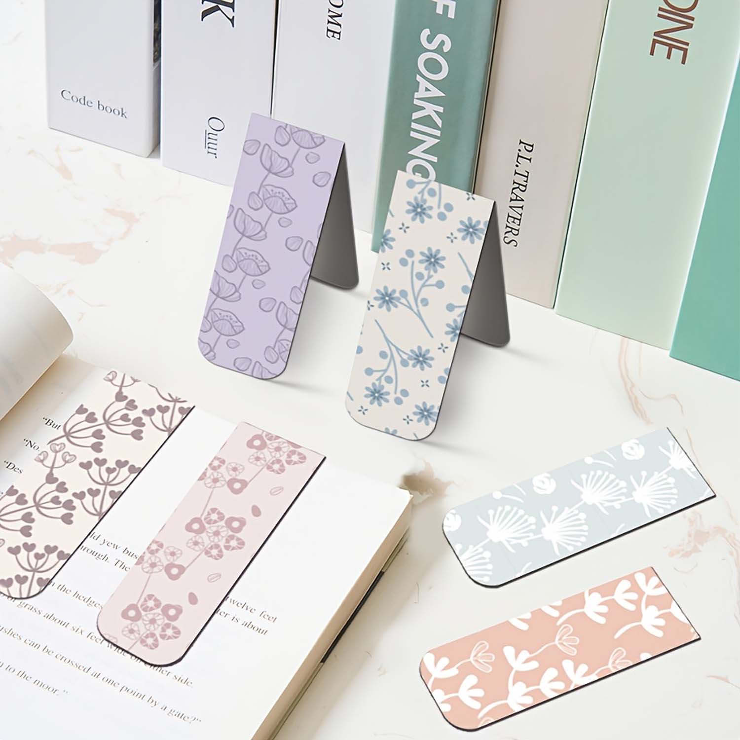 12pcs Flower Magnetic Bookmark - Bookmark Magnetic Clip reseña y precio