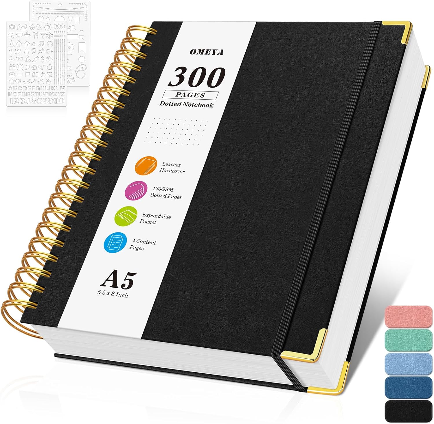 A5 Dotted Journal Spiral Noteb - Notebook Dotted A5 reseña y precio