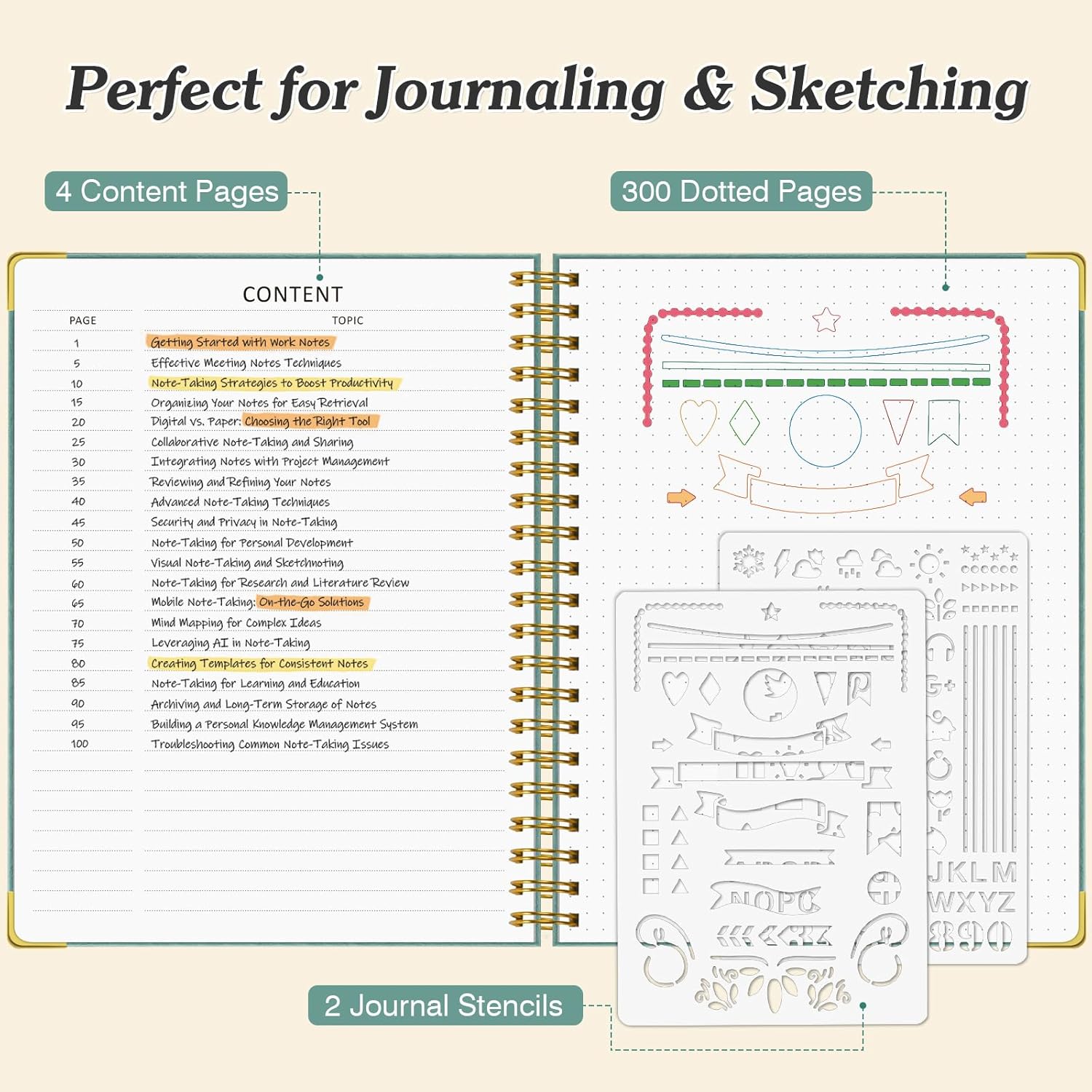 A5 Dotted Journal Spiral Noteb - Notebook Dotted A5 reseña y precio