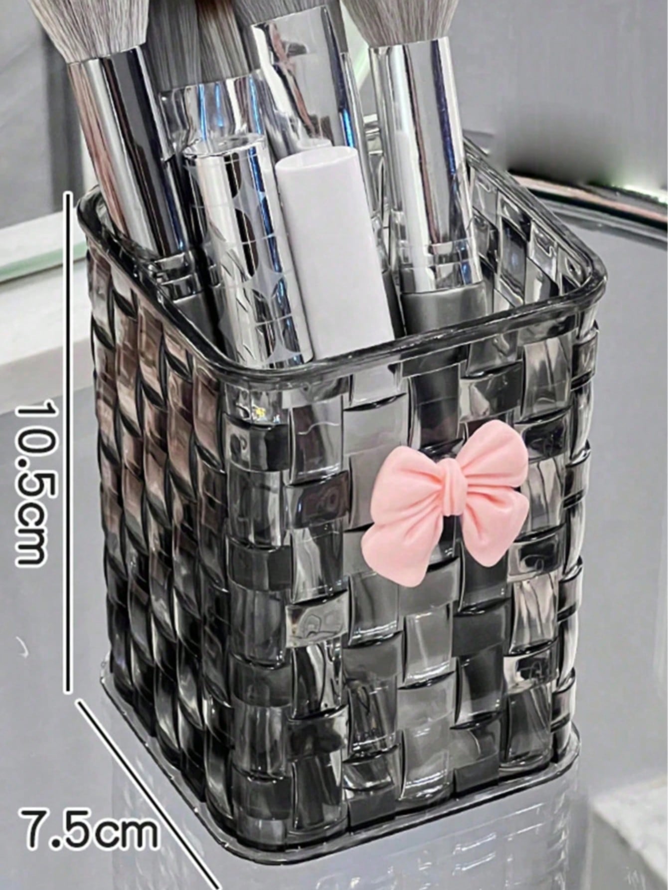 1pc Woven Texture Makeup Brush - Is Stationery Office Supply reseña y precio