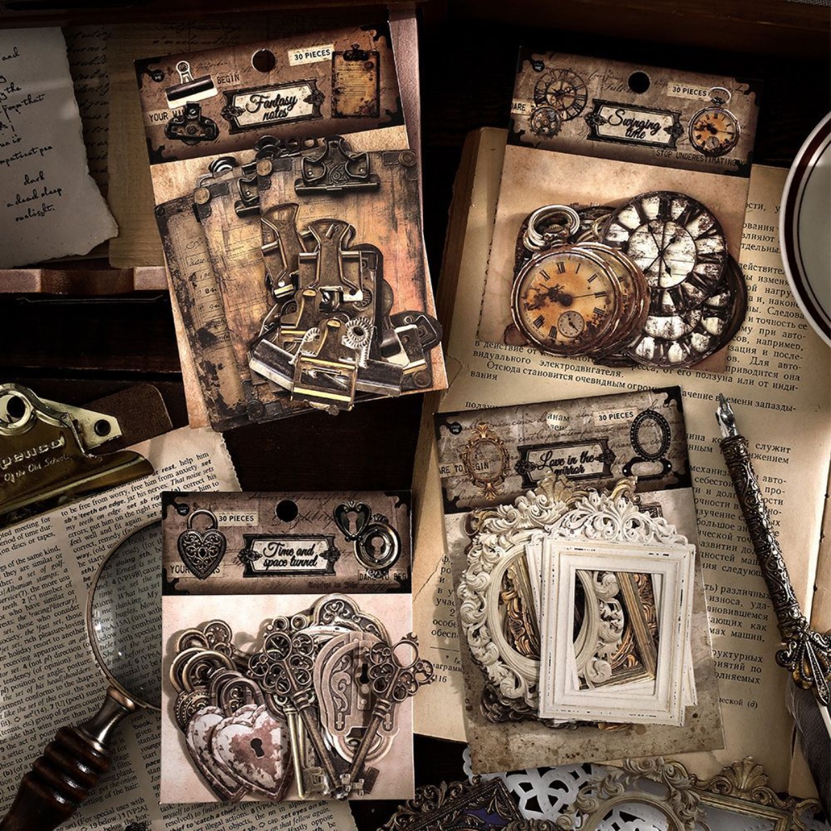Vintage Nostalgic Gear Frame D - Stationery Supplies Business reseña y precio