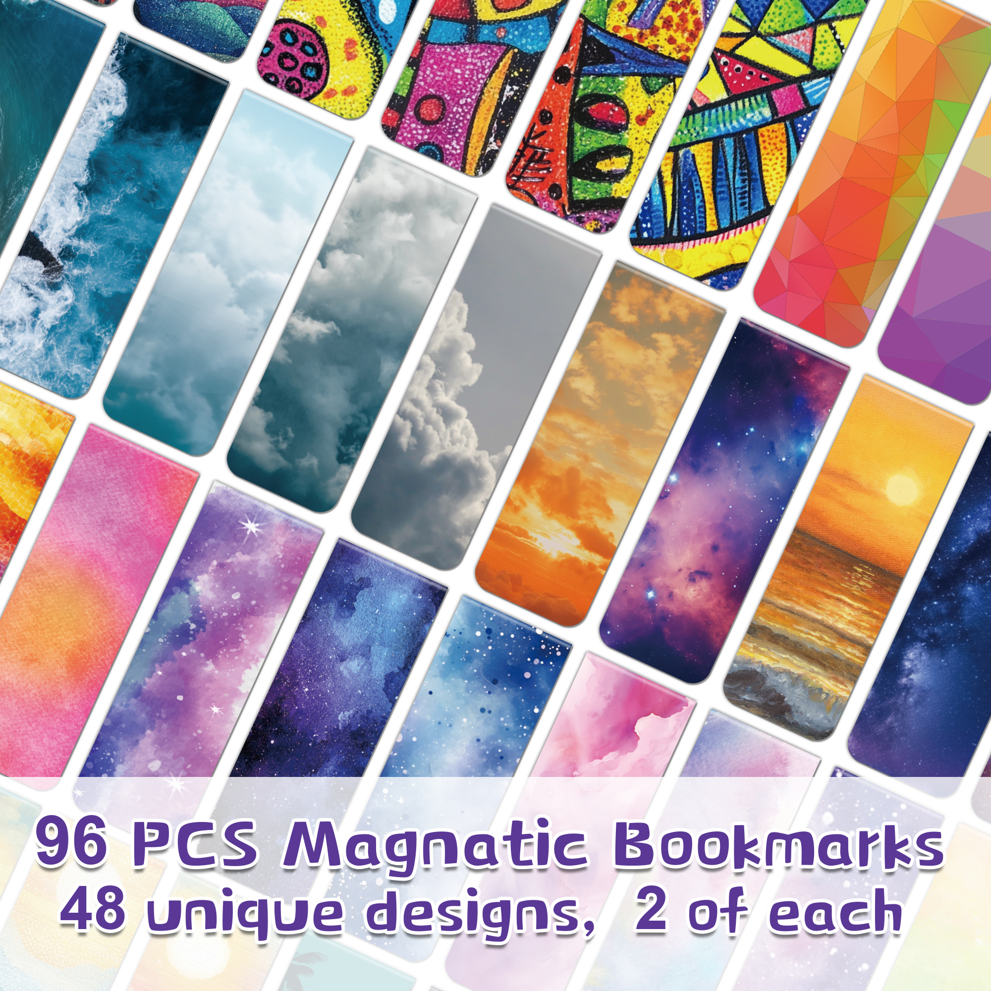 96pcs Colorful Magnetic Bookma - Bookmark Magnetic Clip reseña y precio