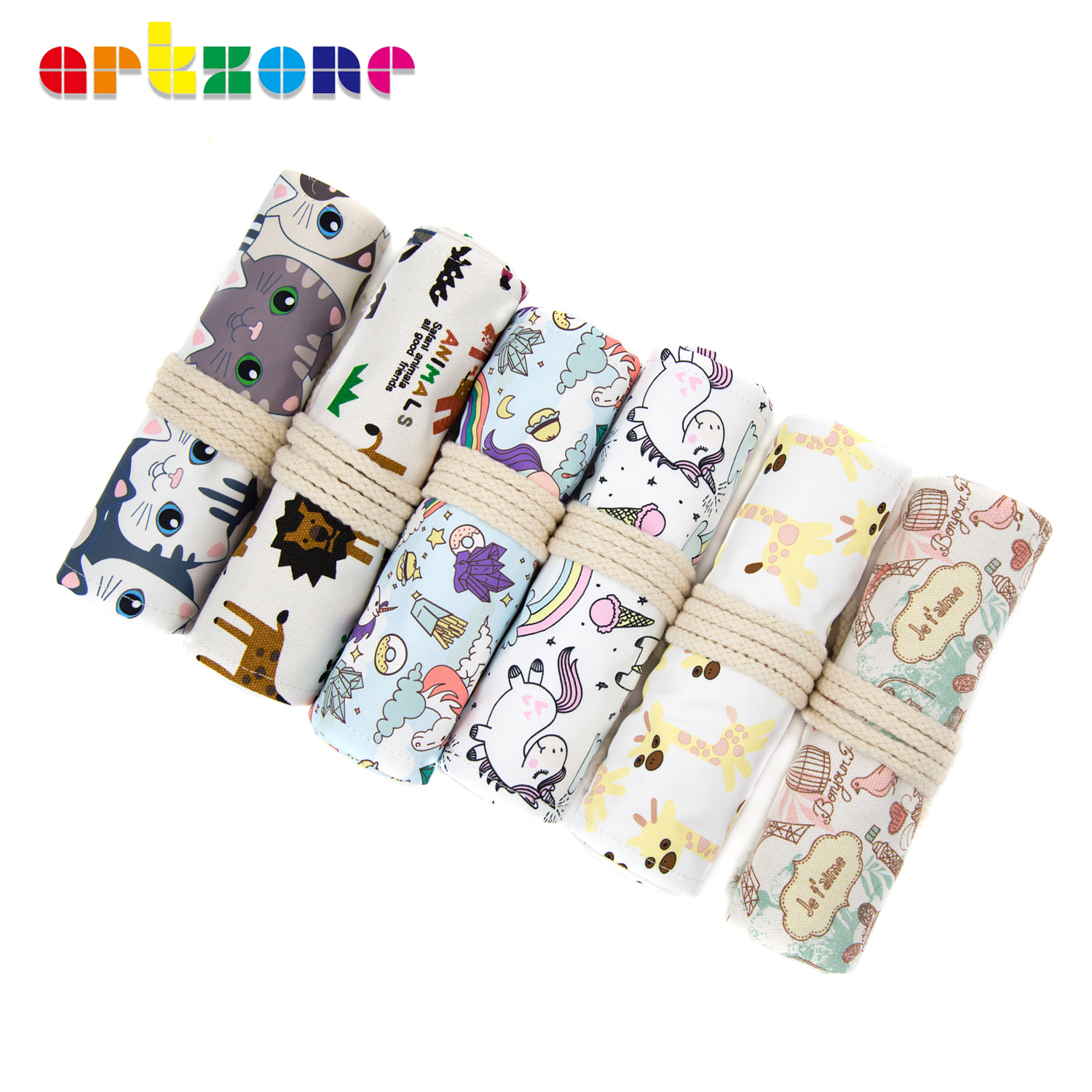 48 Holes Pencil Case Art Pen B - Pen Pouch Roll reseña y precio