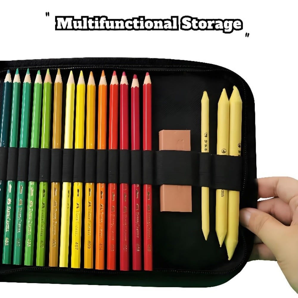 36/48/72 Hole Pen Curtain Blac - Pen Pouch Roll reseña y precio