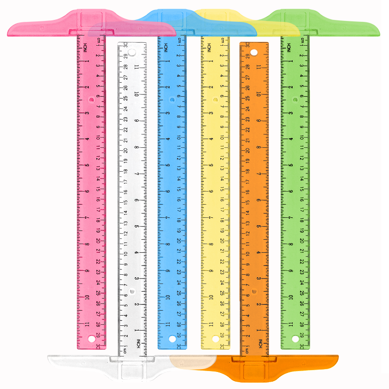 1Pc T-shaped Double Side Scale - Is Stationery Office Supply reseña y precio