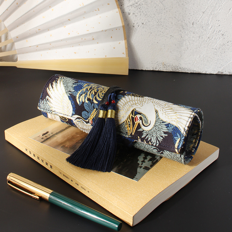 Japanese Retro Chinese Style G - Pen Pouch Roll reseña y precio