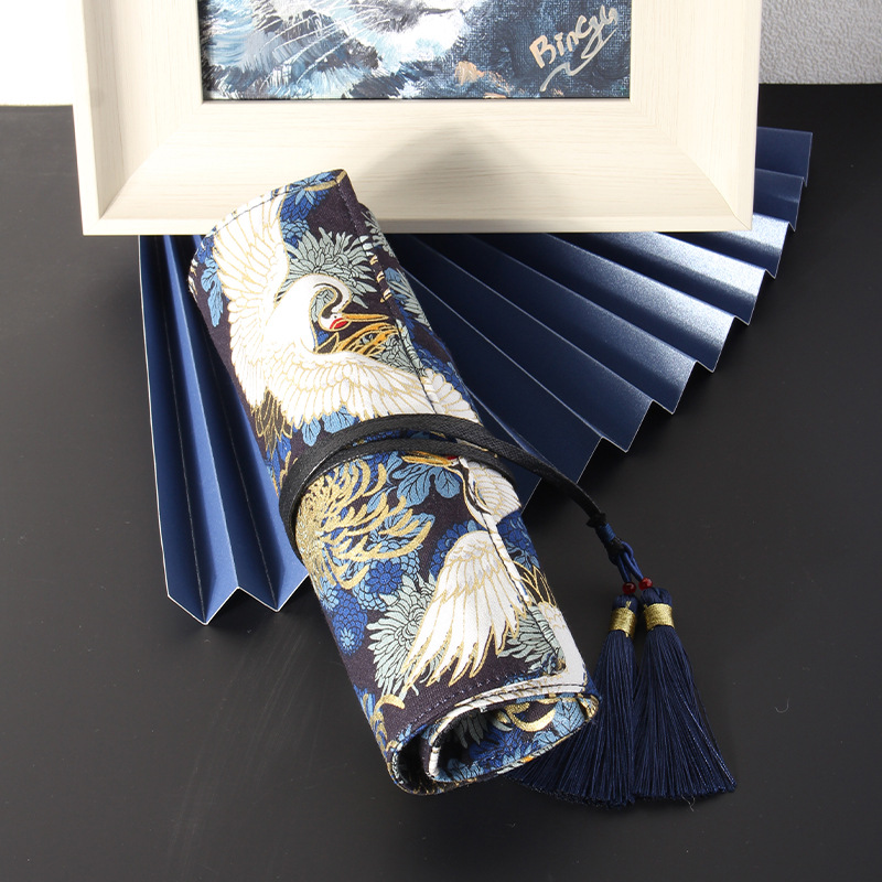 Japanese Retro Chinese Style G - Pen Pouch Roll reseña y precio