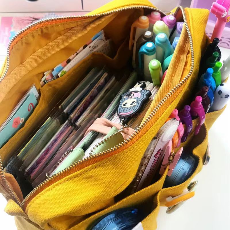 Large Capacity Canvas Storage  - Pen Pouch Roll reseña y precio