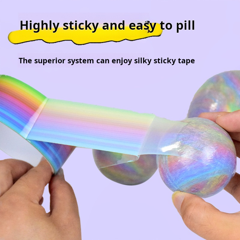 1pcs Rainbow Balls Sticky Ball - Glue Stick Pack reseña y precio
