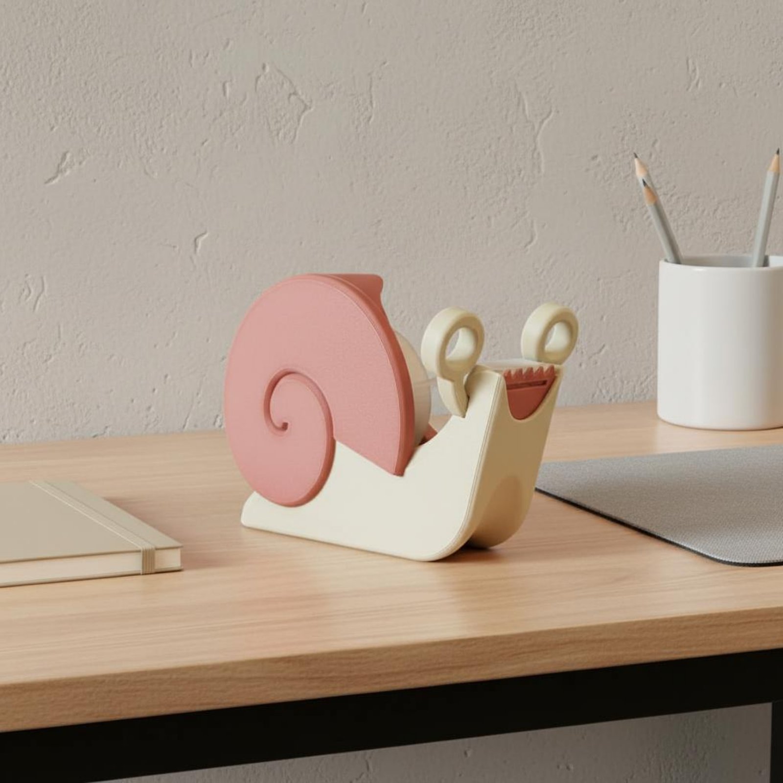 Snail-Shaped Tape Dispenser Pi - Is Stationery Office Supply reseña y precio