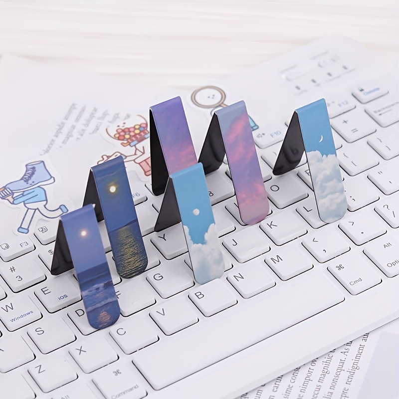 2pcs Landscape Themed Magnetic - Bookmark Magnetic Clip reseña y precio