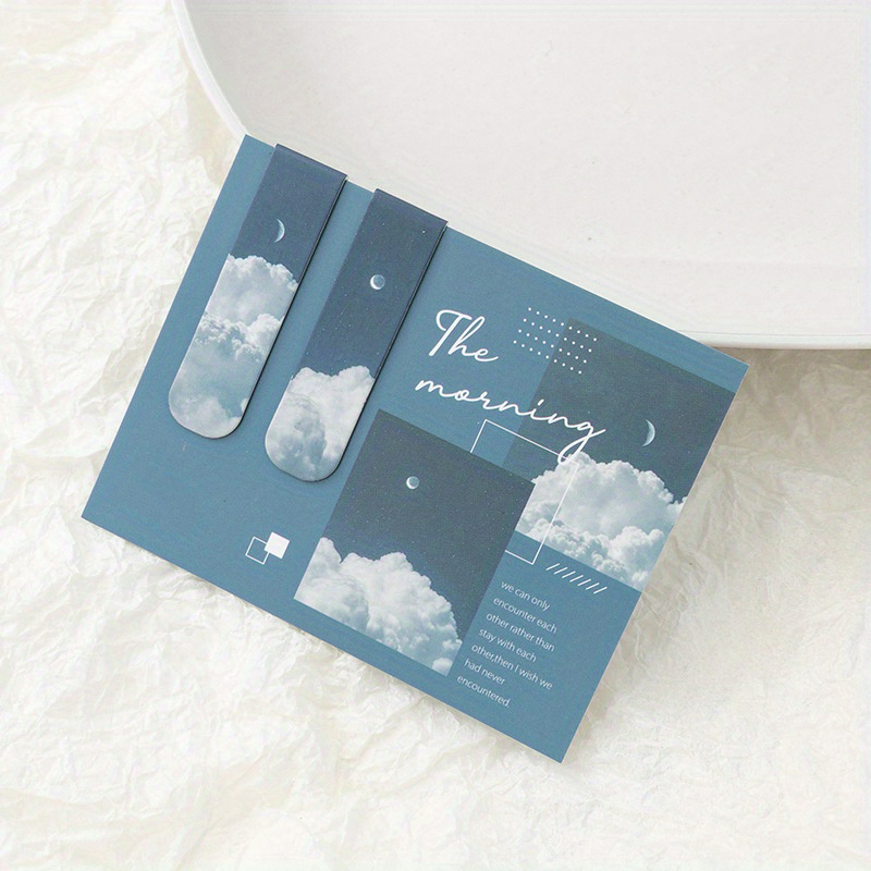2pcs Landscape Themed Magnetic - Bookmark Magnetic Clip reseña y precio