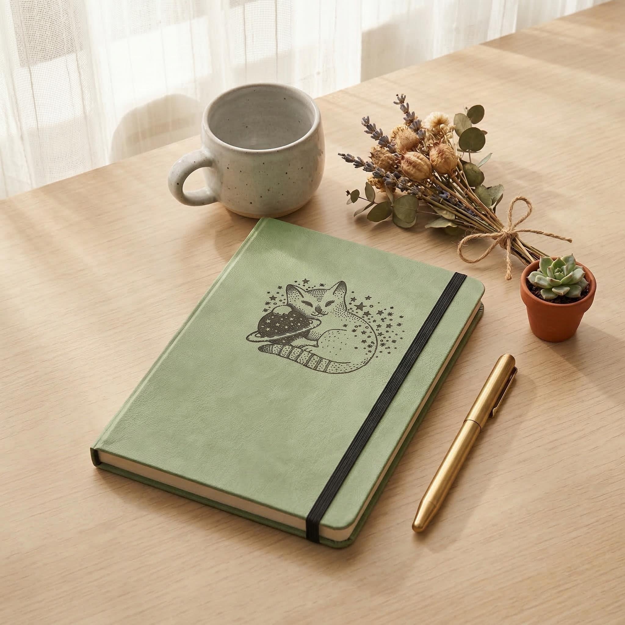 Cute Cat Planet A5 Dotted Note - Notebook Dotted A5 reseña y precio