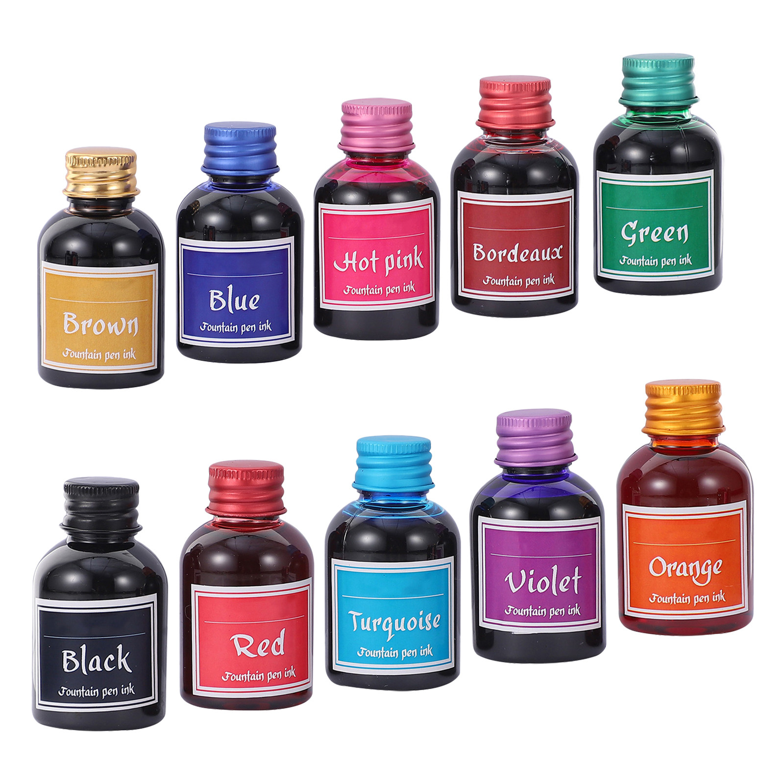 10 Bottles Fast-Drying Calligr - Calligraphy Ink Bottle reseña y precio