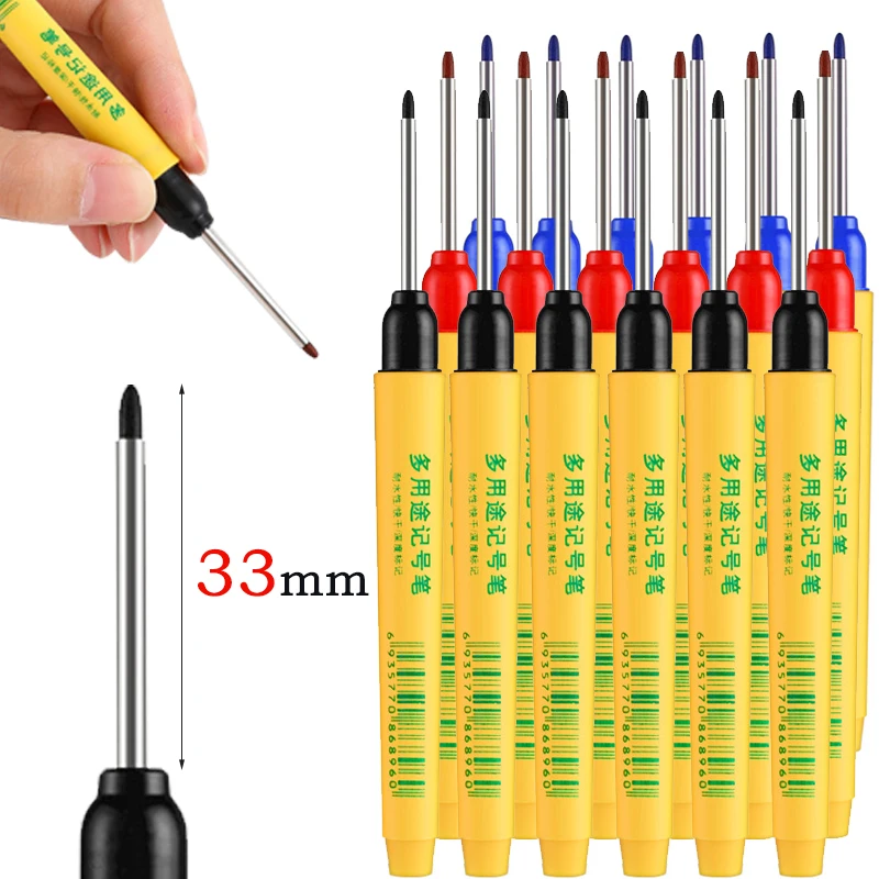 6pcs/set 33mm Red/Blue/Black L - Whiteboard Marker Set reseña y precio