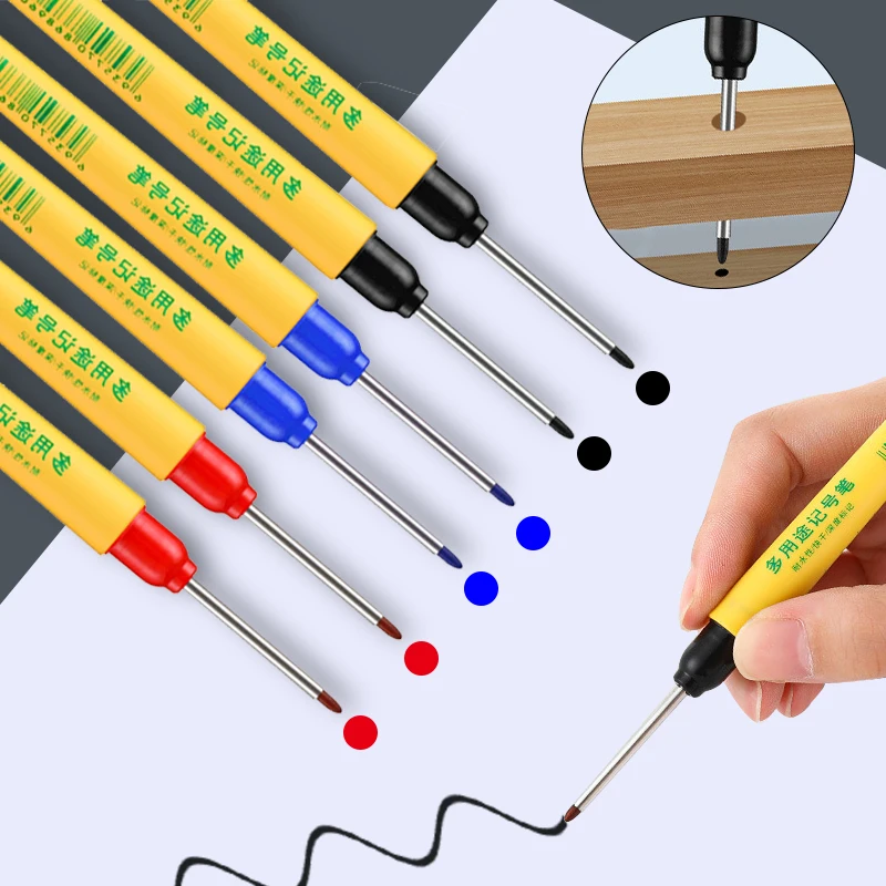 6pcs/set 33mm Red/Blue/Black L - Whiteboard Marker Set reseña y precio