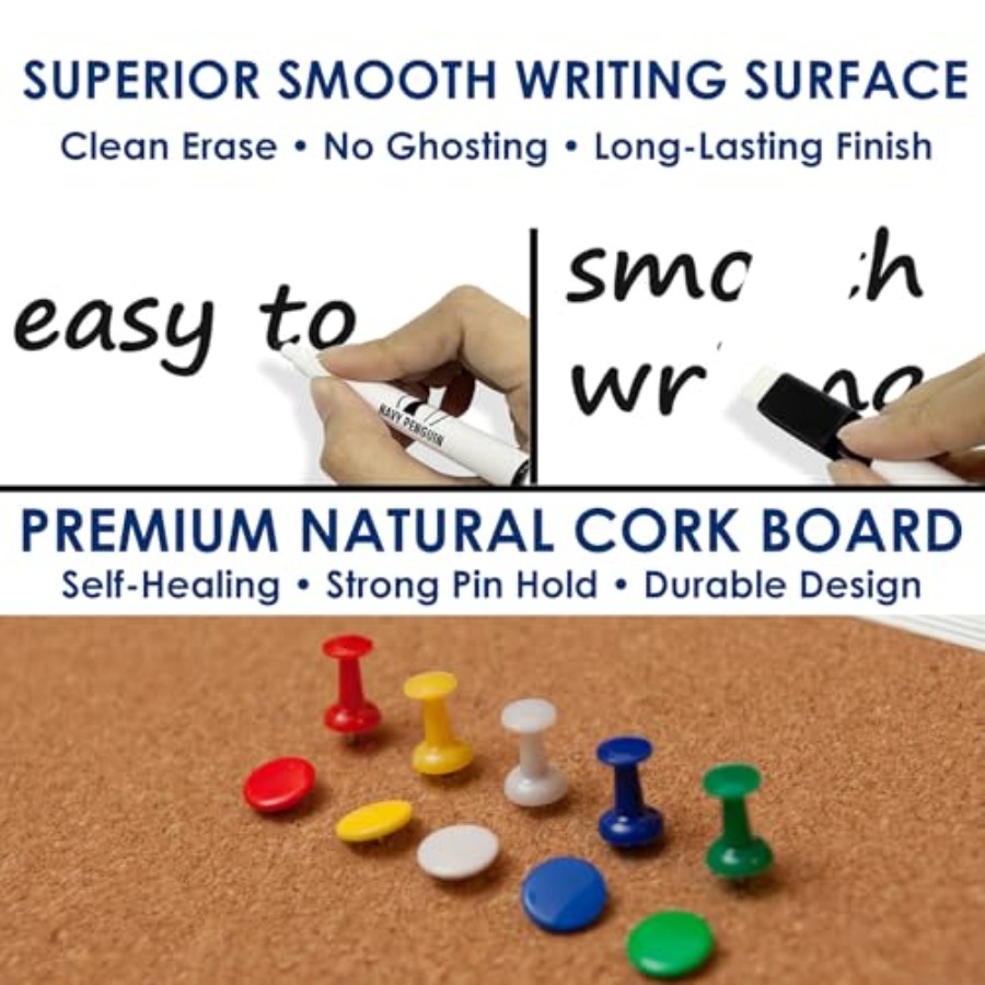 Combination Whiteboard Bulleti - Whiteboard Marker Set reseña y precio