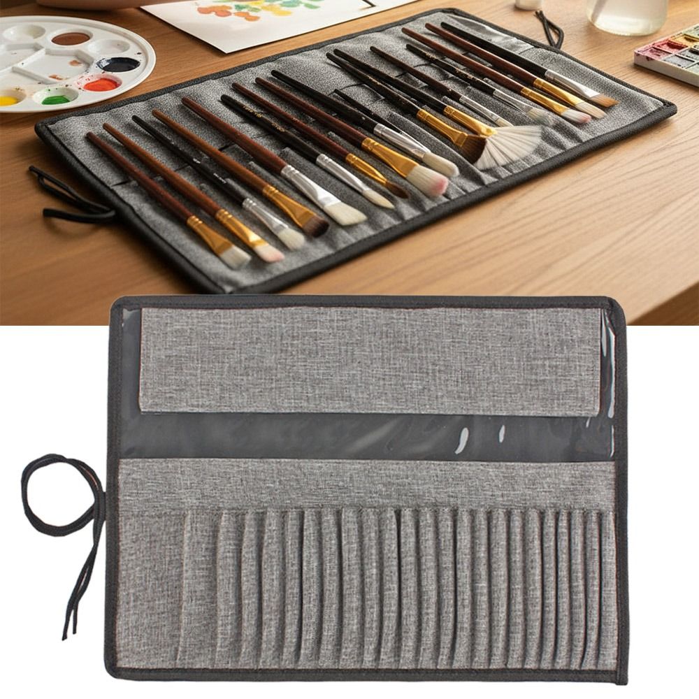 Durable Canvas Painting Brush  - Pen Pouch Roll reseña y precio