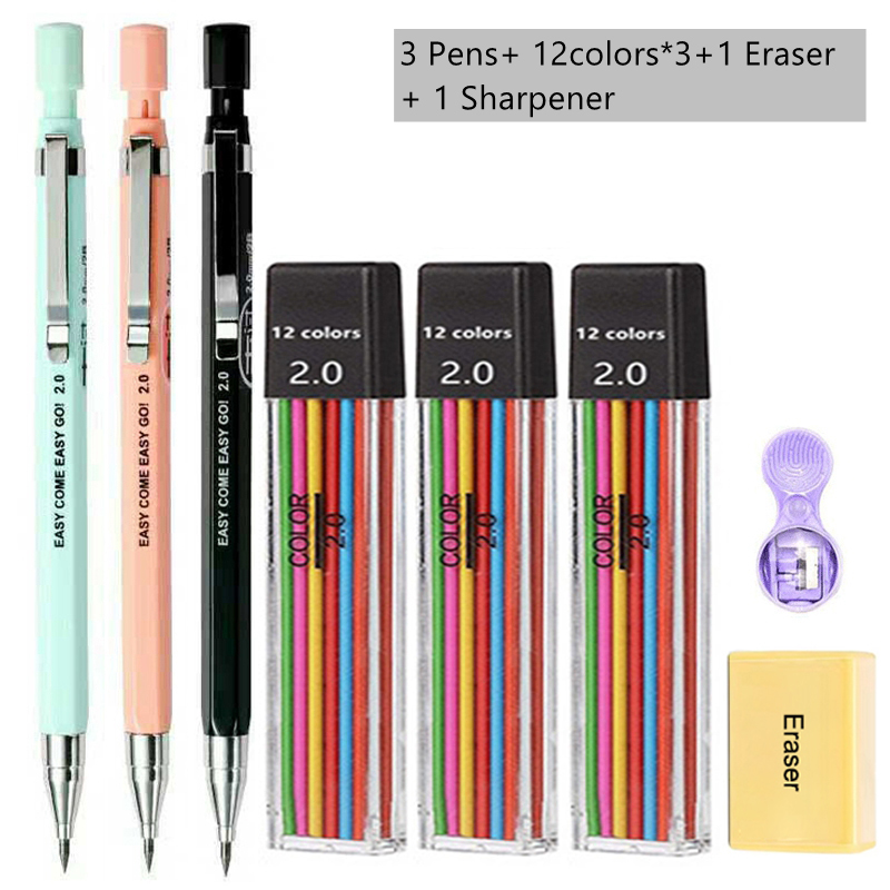 Anti Slip Mechanical Pencil Se - Mechanical Pencil Lead reseña y precio