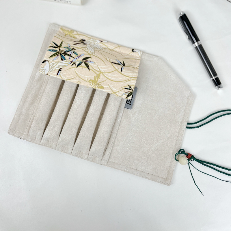 Retro Chinese Style Pen Curtai - Pen Pouch Roll reseña y precio