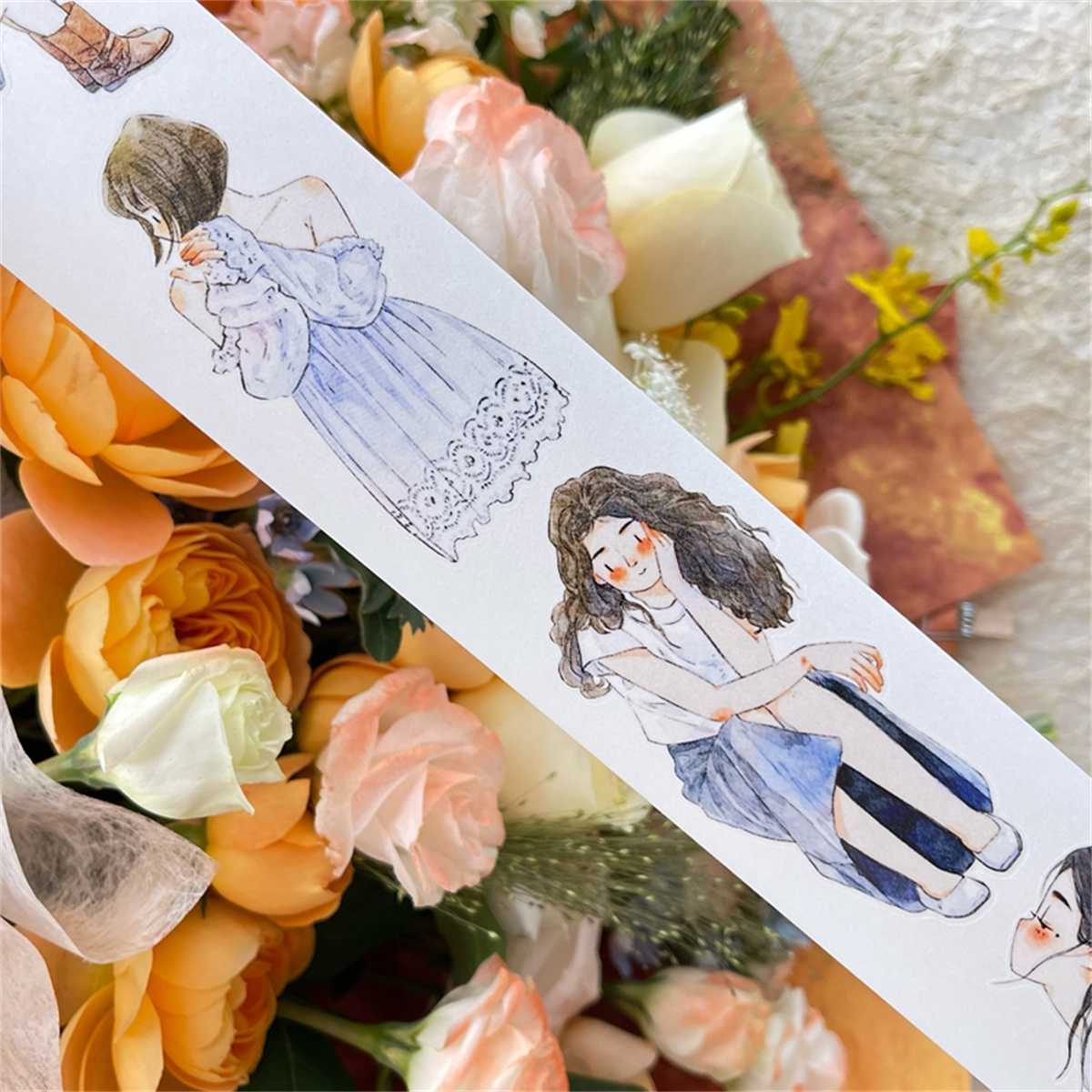 DingDing Studio Vintage Waitin - Washi Tape Set reseña y precio