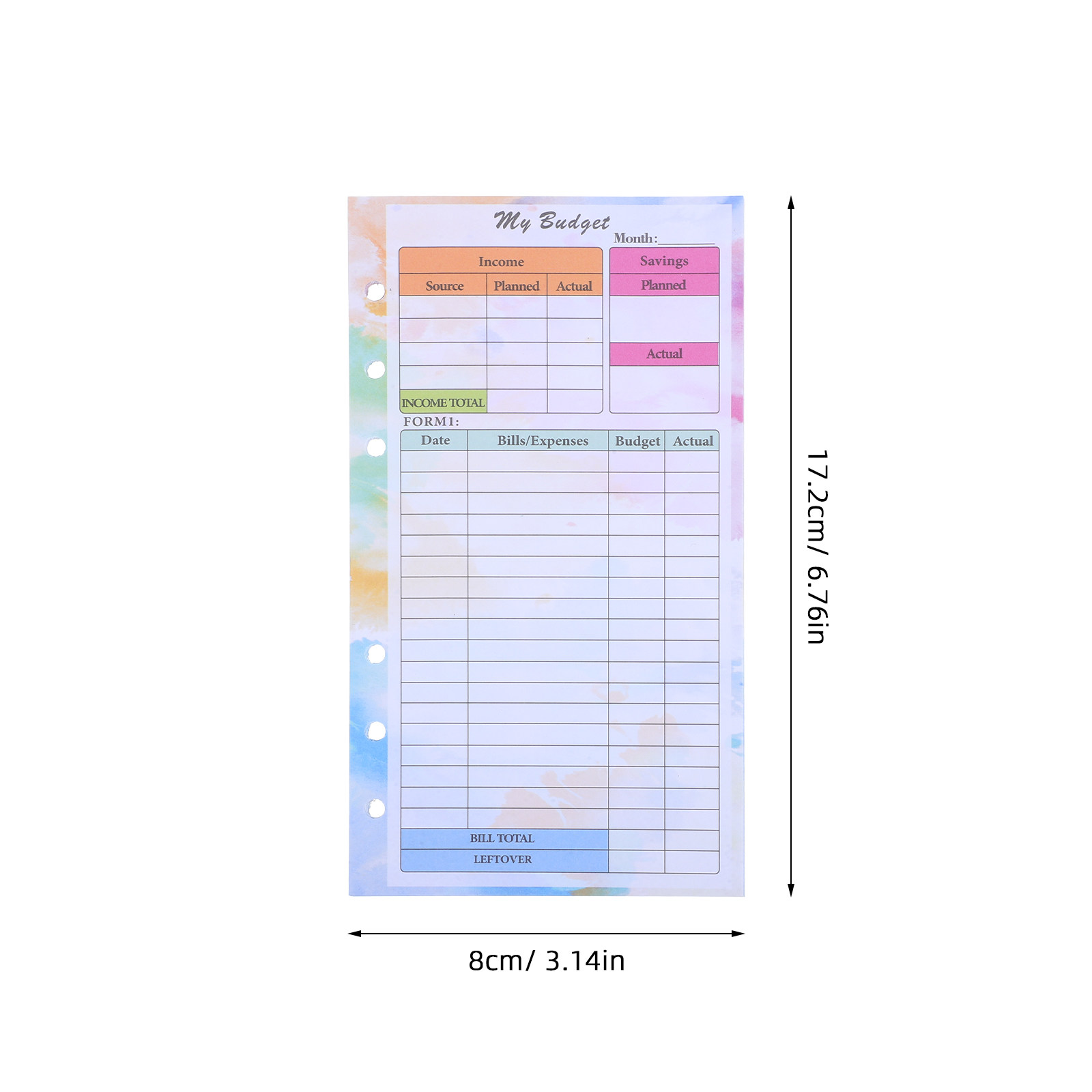 14 Sheets A6 Budget Planner Re - Planner Weekly Budget reseña y precio