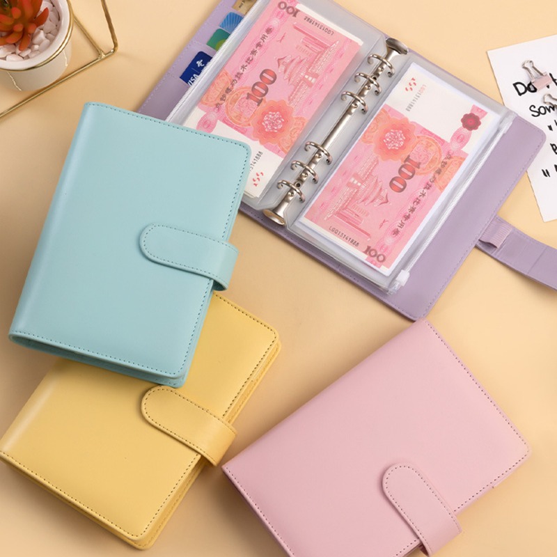 A6 PU Leather Budget Binder wi - Planner Weekly Budget reseña y precio