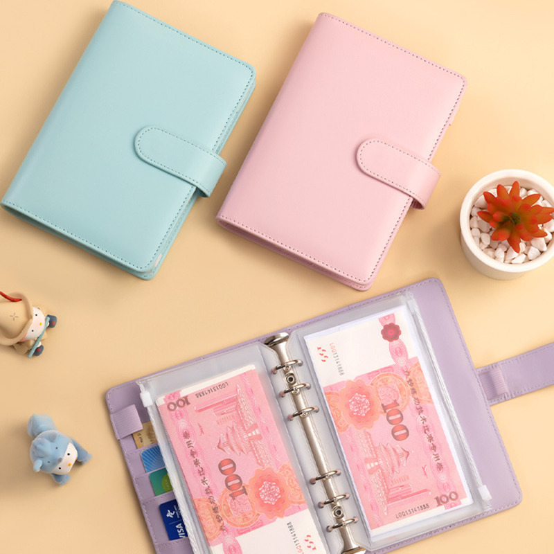 A6 PU Leather Budget Binder wi - Planner Weekly Budget reseña y precio