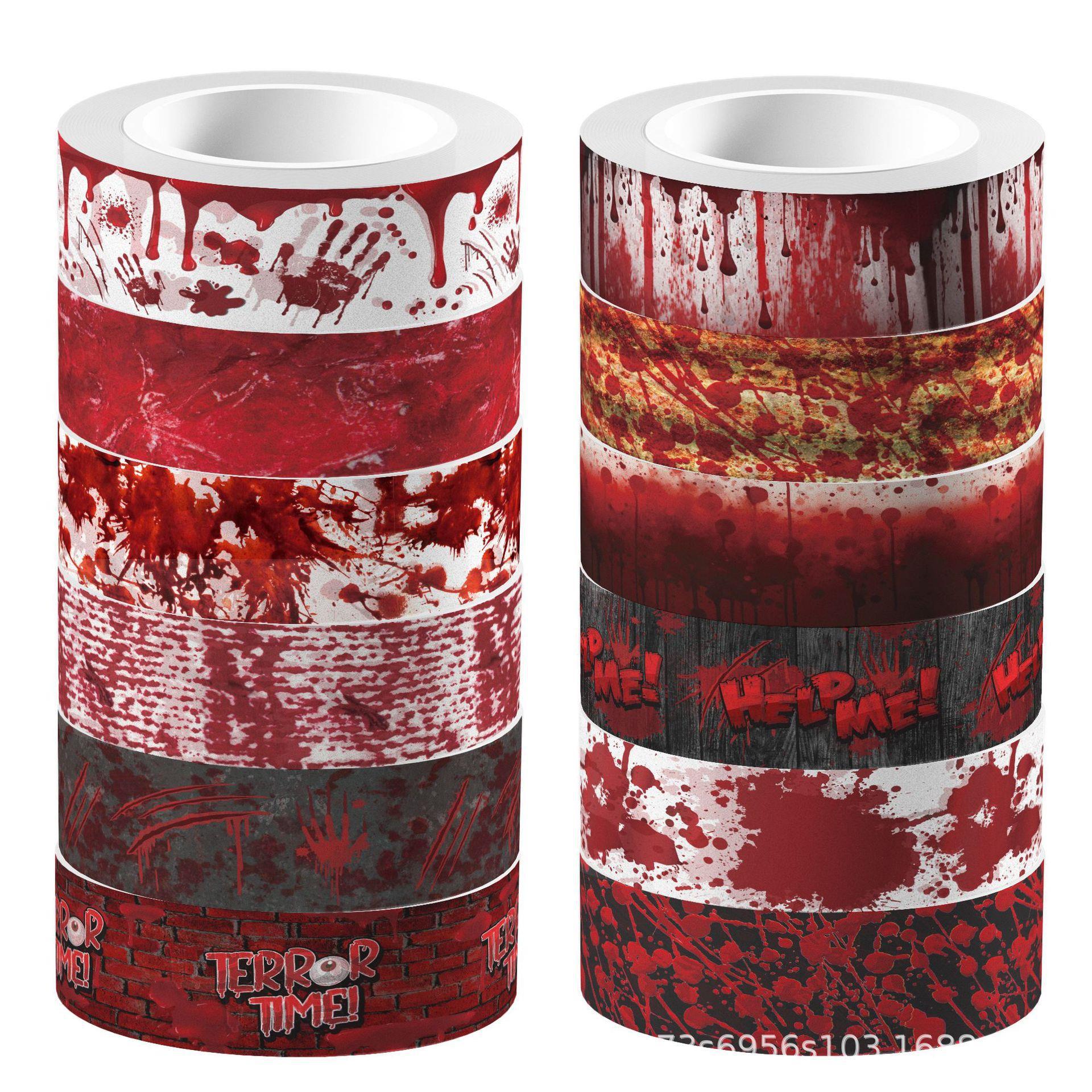 Halloween Bloody Hand Bleeding - Washi Tape Set reseña y precio