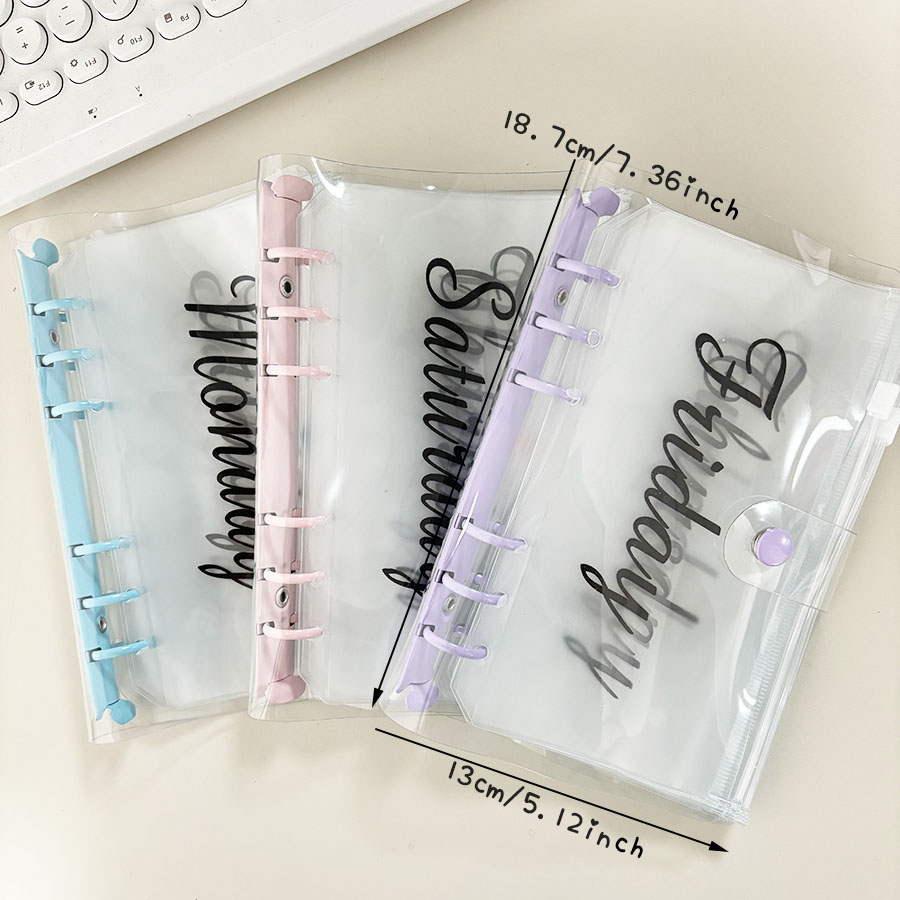 SKYSONIC 1 Set A6 Macarone Bin - Planner Weekly Budget reseña y precio