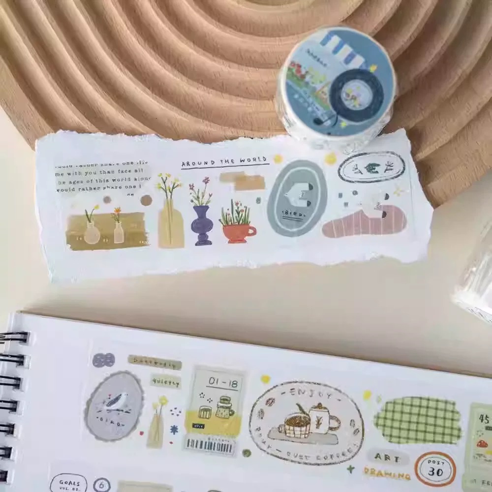 Orange Studio Vintage Retro No - Washi Tape Set reseña y precio