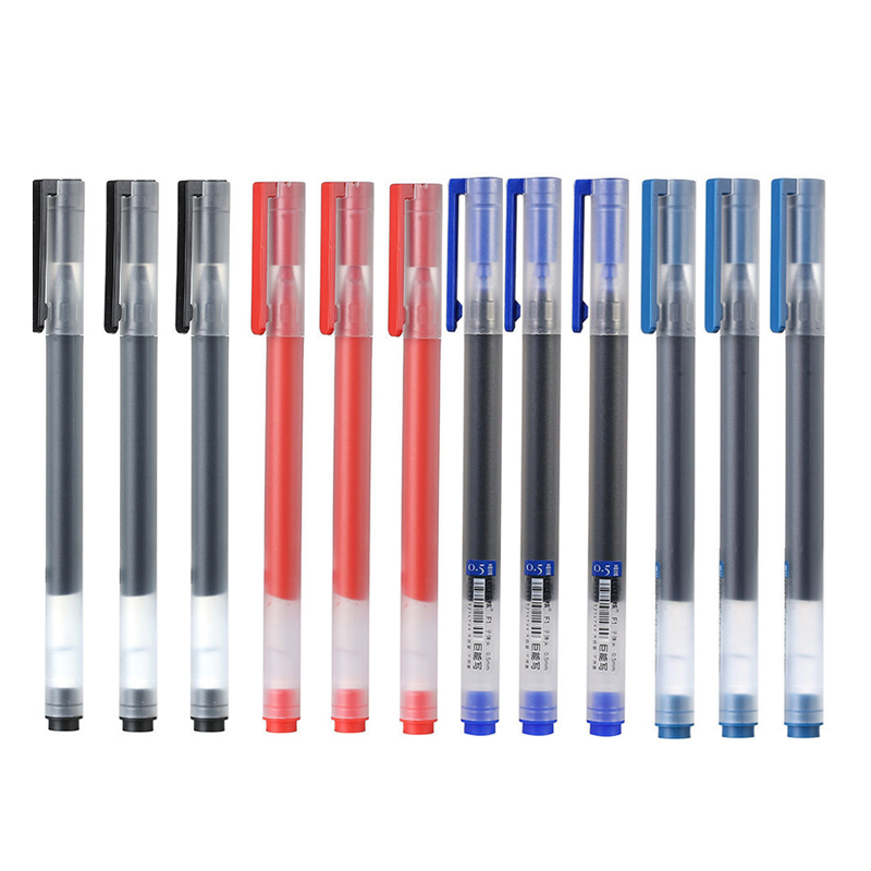 12/6Pc/Lot Gel Pen 0.5MM Ink S - Stationery Supplies Business reseña y precio